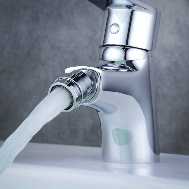 Beelee Bidet Faucet in Chrome - Single Hole with Metal Lever Handle Mixer Tap for Toilet Bathroom - Image 3